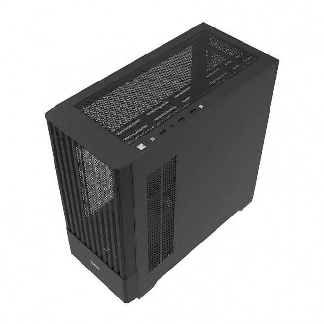 Počítačová skříň Darkflash DK415 + 2 ventilátory (černá)