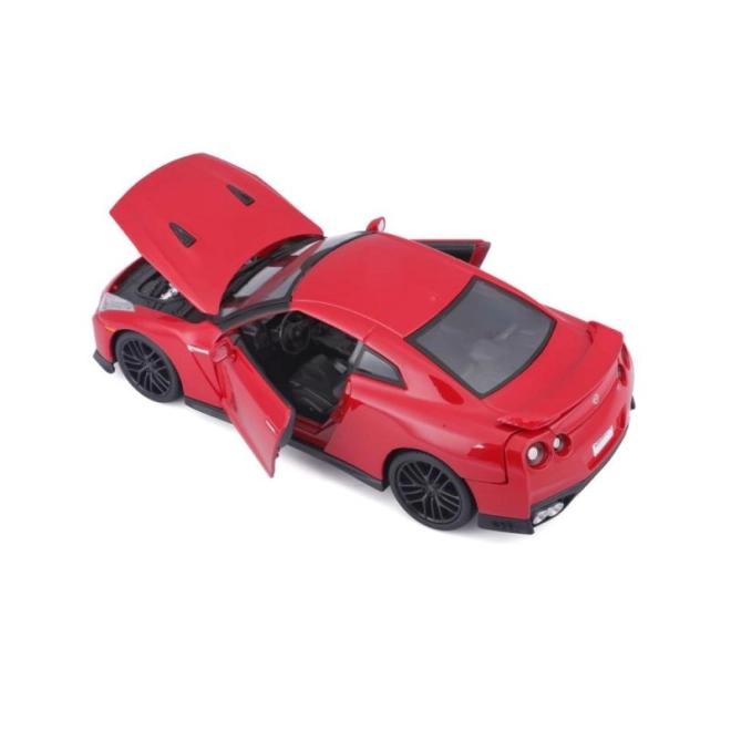 Bburago 1:24 Nissan GT-R Metallic 18-21082 – Červený