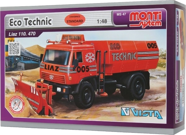 Stavebnice Monti System MS 47 Eco Technic Liaz 1:48 v krabici 22x15x6cm