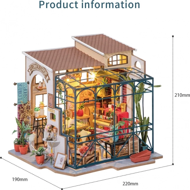 Květinářství Emily - DIY miniaturní domek