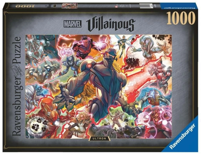 2D puzzle 1000 dílků Villainous. Ultron