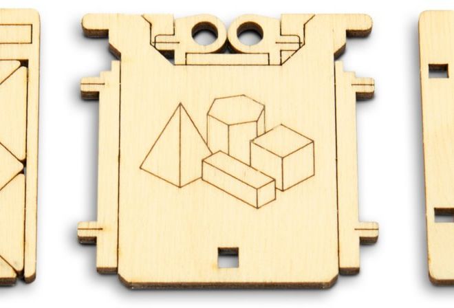 Wooden City 3D puzzle hlavolam mini Tangram