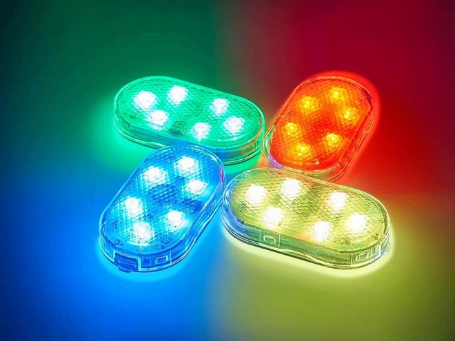 Bezdrátové RGB LED osvětlení do interiéru auta