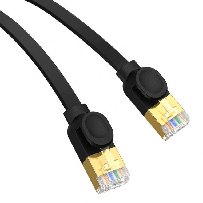 Baseus Cat 7 Gigabit Ethernet RJ45 kabel 0,5 m černý