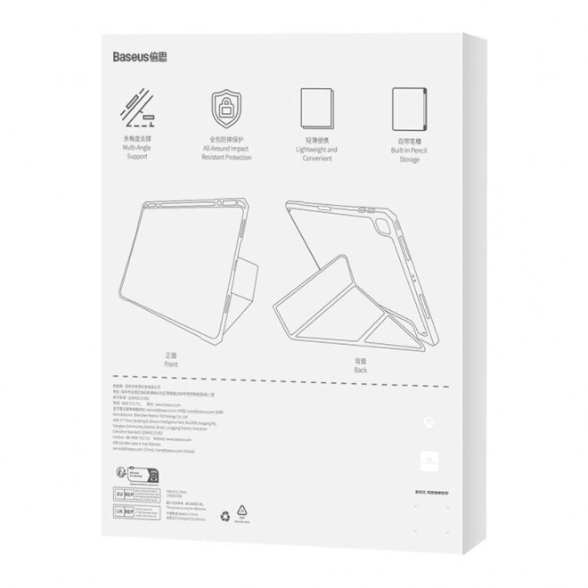 Ochranné pouzdro Baseus Minimalist pro iPad Pro 12,9" 2020/2021/2022 (černé)