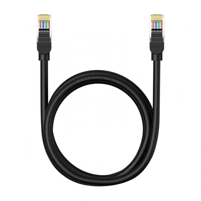 Síťový kabel Baseus Ethernet CAT5, 1,5 m (černý)