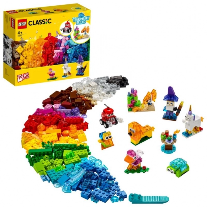 LEGO Classic 11013 Průhledné kreativní kostky