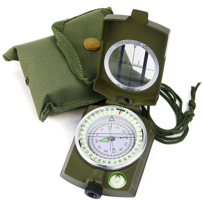 Prizmatický kompas vojenský/profesionální