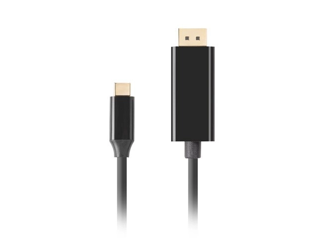 Kabel USB-C (M)->Displayport 3M 4K 60HZ černý