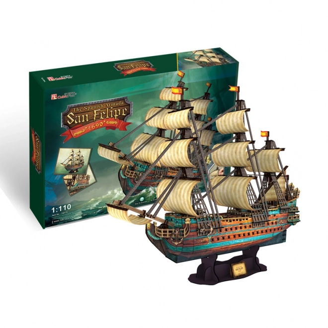 Puzzle 3D Loď The Spanish Armada San Felipe