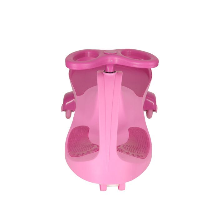 Gravitační vozítko pro děti s LED kolečky - růžová
