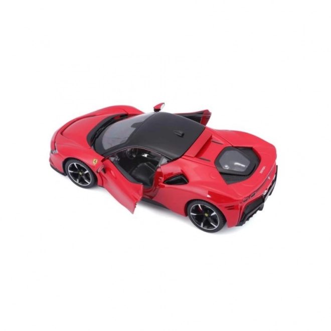 Bburago 1:24 Ferrari Top SF90 Stradale Red