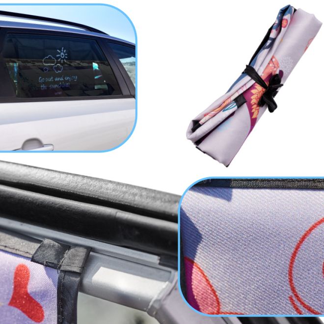 Magnetická záclona na okno automobilu jelen