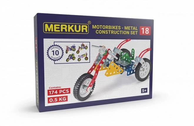 Merkur 018 Motocykly - 182 dílů