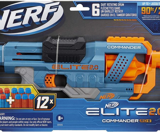 Pistole Nerf Commander RD-6 s náboji