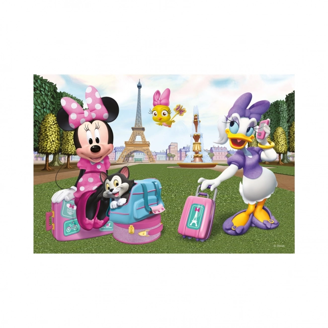 Puzzle Minnie v Paříži - 24 dílků