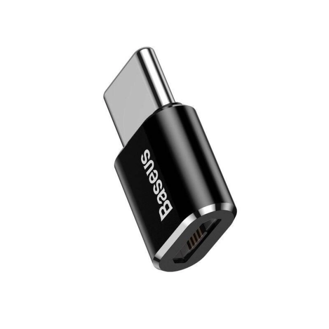 Adaptér Micro USB na USB typu C - černý