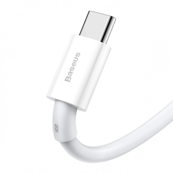 Kabel USB na USB-C řady Superior, 66W, 2m (bílý)