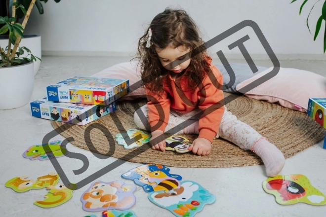 Baby puzzle se zvířátky z džungle