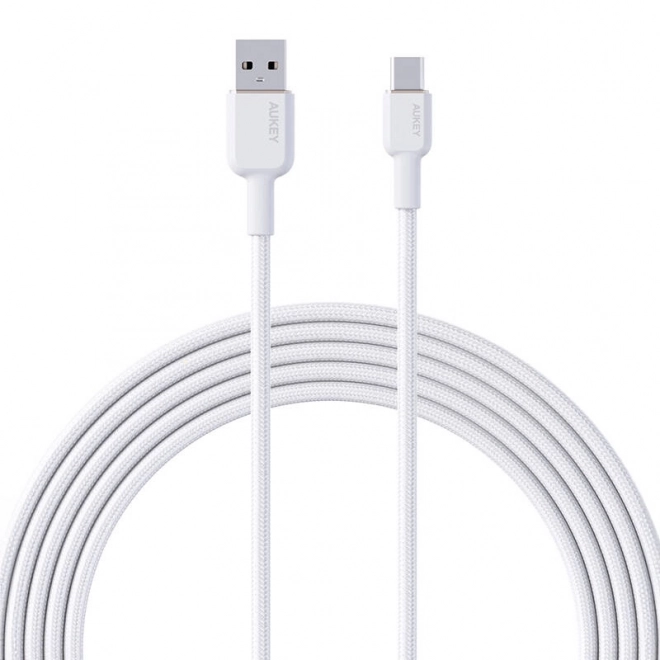 Kabel Aukey CB-NAC1 USB-A na USB-C 1 m (bílý)