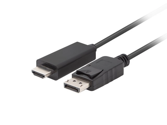 Kabel DisplayPort (M) V1.1 -> HDMI (M) 1,8 m černý