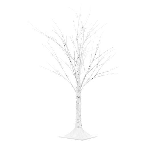LED teplá bílá dekorativní bříza – 180 cm