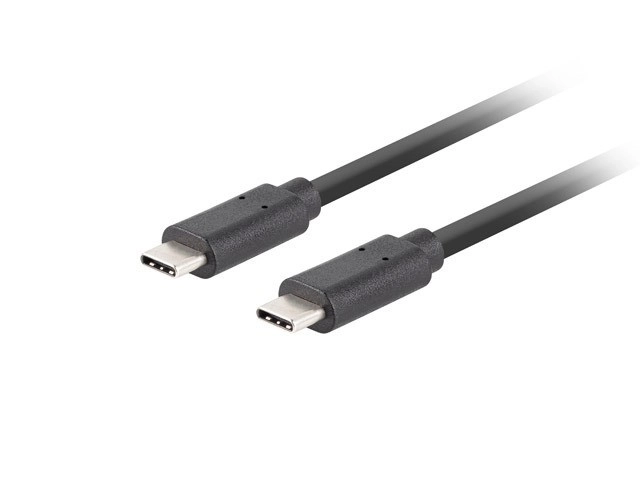 Kabel USB-C M/M 3.1 gen 2 1M 10GB/S PD100W černý