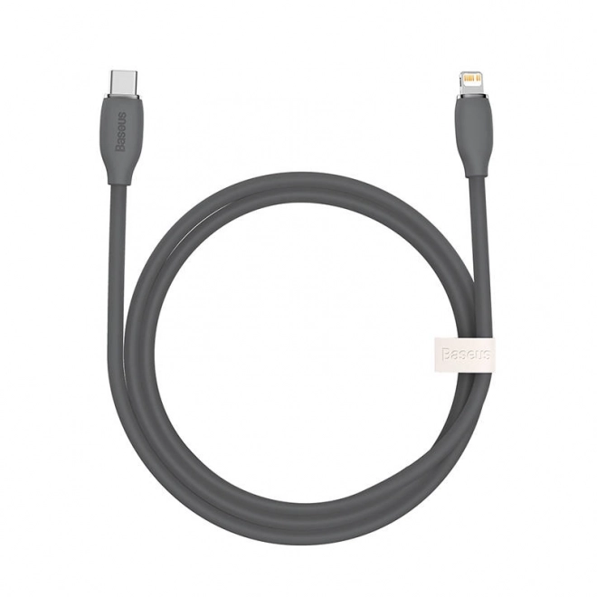 Baseus Jelly kabel USB-C na Lightning, 20W, 1,2 m (černý)