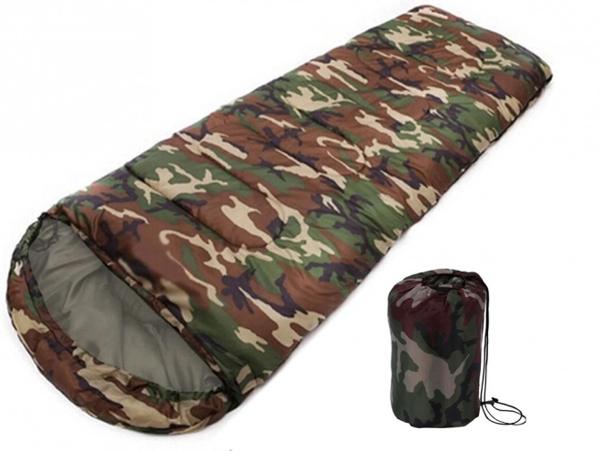 Spací pytel Mummy Camo 200 x 65 cm maskáč