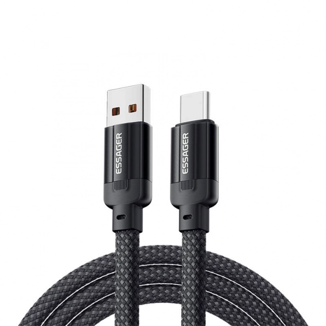 USB na USB-C kabel Essager 100W 1m černý