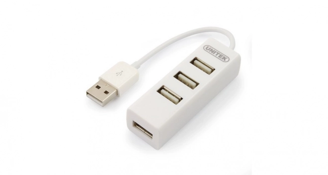 Rozbočovač 4x USB 2.0, Y-2146, 1x Lad.tel. bílý