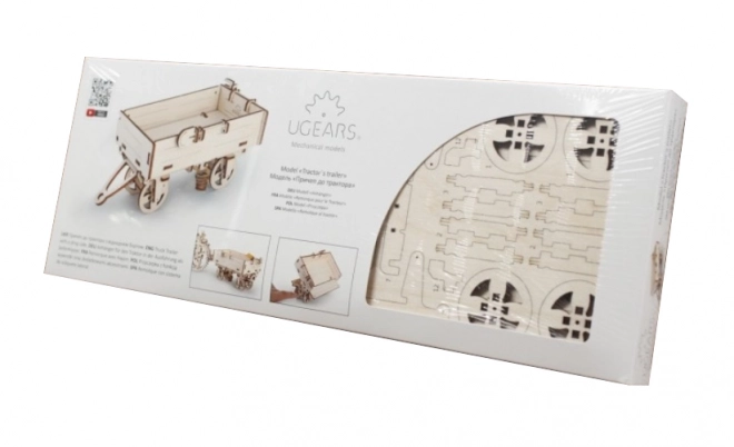 Ugears 3D puzzle - Vlečka 68 dílků