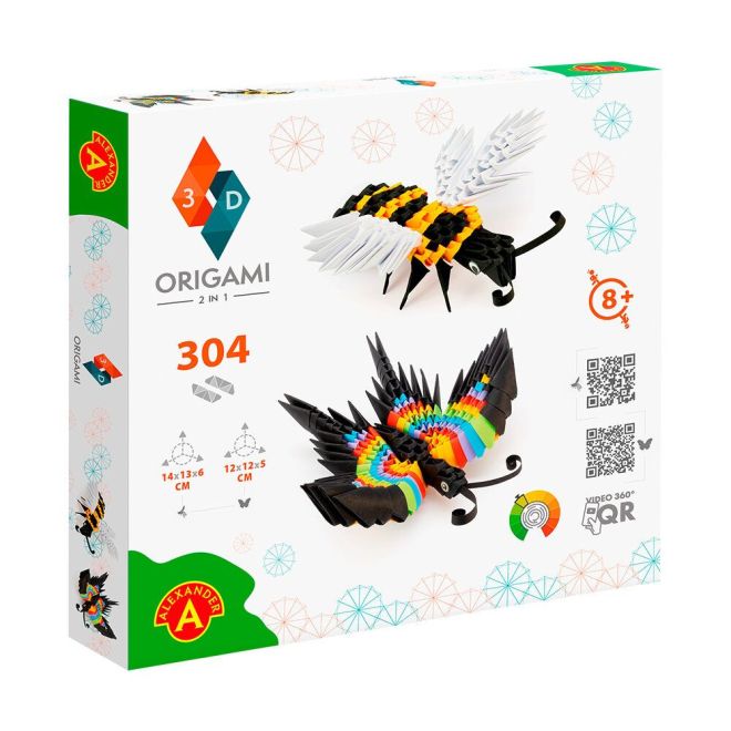 Alexander, Origami 3D - Motýl 2v1, včela