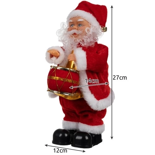 Santa Claus hrající figurka 30cm Ruhhy 22162