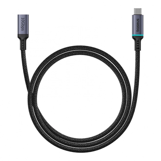 Prodlužovací kabel Baseus High Definition USB-C Male to Female 10Gbps, 1m (černý)