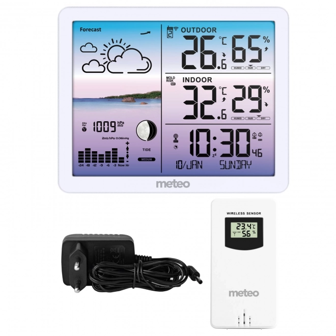 Meteo SP107 meteorologická stanice bílá