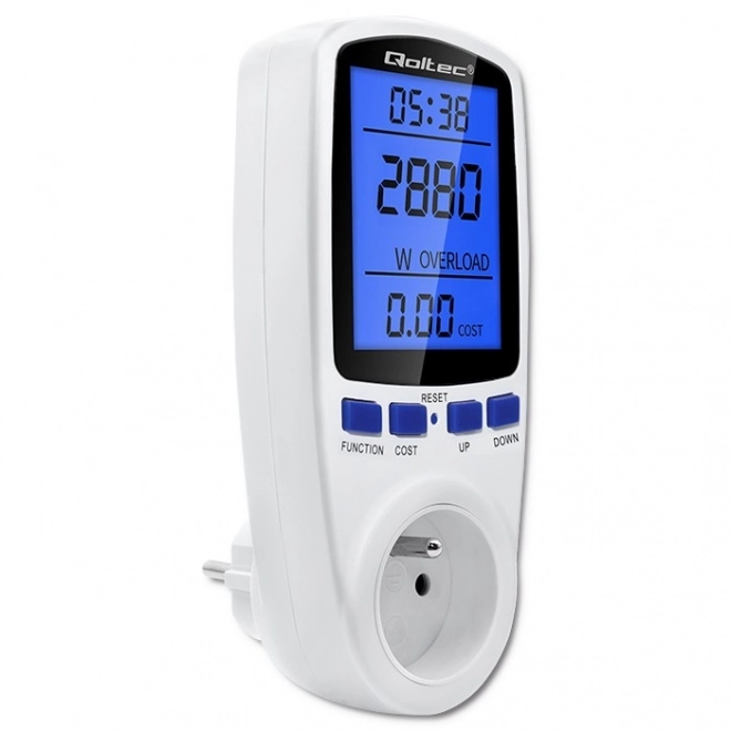 Měřič spotřeby energie PM0626 | 3680W | 16A | LCD