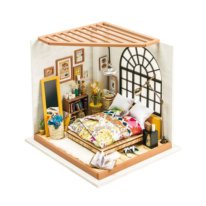 Aliččina ložnice snů - DIY Miniatura pokoje pro panenky
