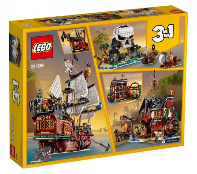 LEGO Creator 3v1 31109 Pirátská loď