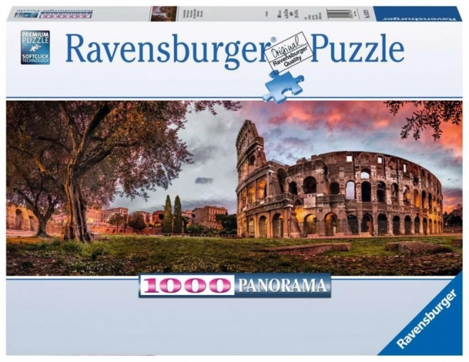 Puzzle 1000 prvků Panorama Kolosea za soumraku