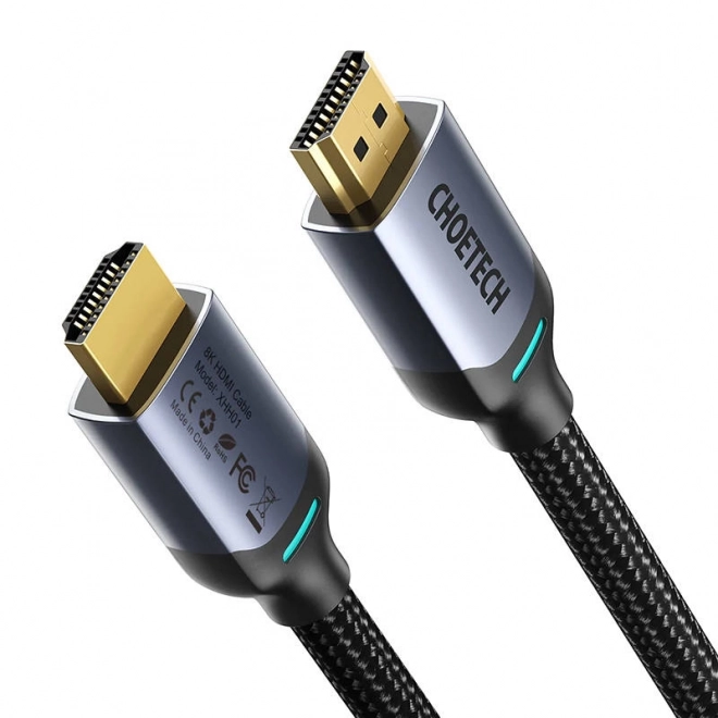 Kabel HDMI na HDMI Choetech XHH01, 8K, 2 m (černý)