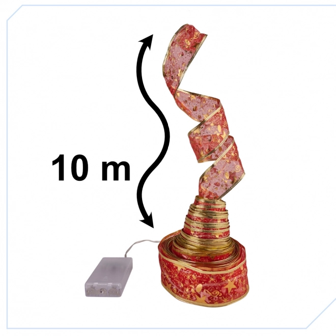 Vánoční LED stužka 10 m s 100 LED diodami na baterie
