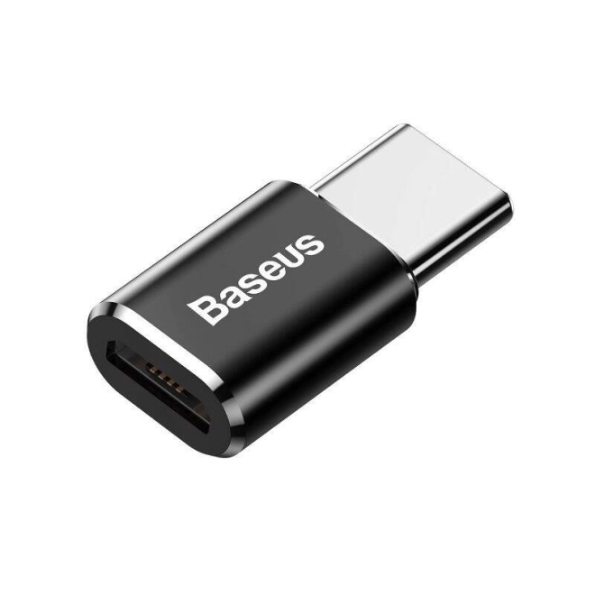 Adaptér Micro USB na USB typu C - černý