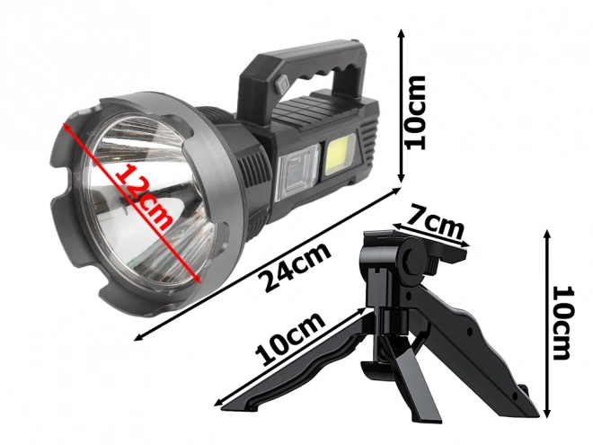 Stativový reflektor cree led xhp50 cob