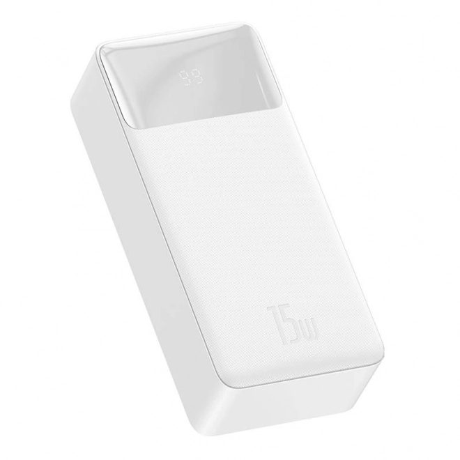 Powerbanka Baseus Bipow 30000mAh, 15W (bílá)