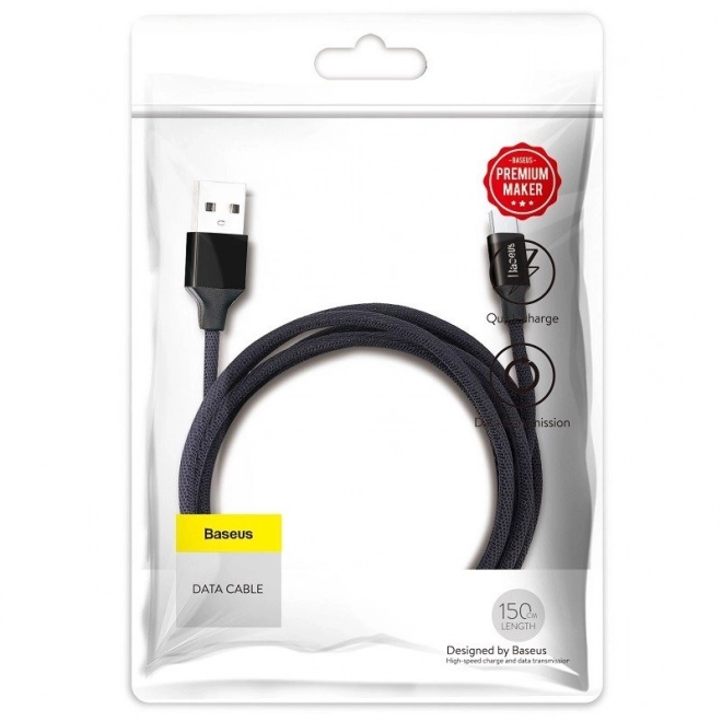 Baseus Yiven Micro USB kabel 150cm 2A - černý