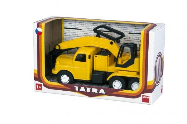 Auto Tatra 148 - žlutý bagr