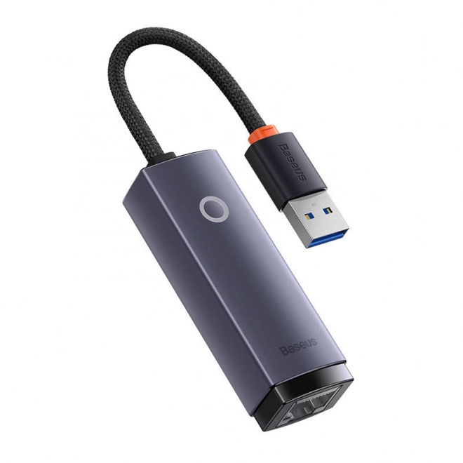 Síťový adaptér Baseus Lite Series USB na RJ45, 1000 Mb/s (šedý)