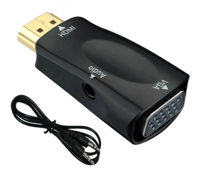 Hd31b adaptér hdmi na vga pozlacený