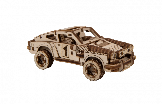 Wooden City 3D puzzle Superfast Rally Car č.4